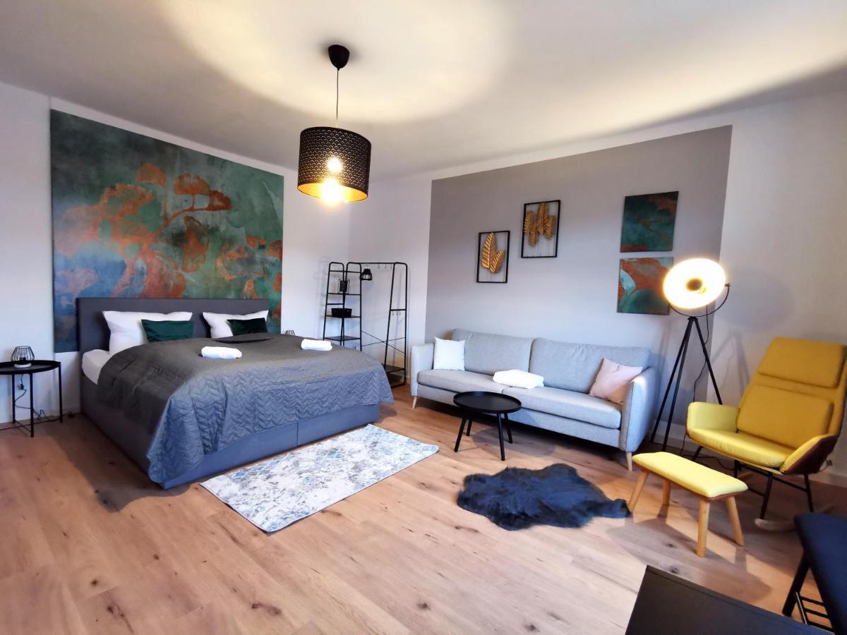 Bohnapartments Ega Stadtblick - Garten - Wlan - Naehe Theater Ega Und Messe Erfurt Kültér fotó