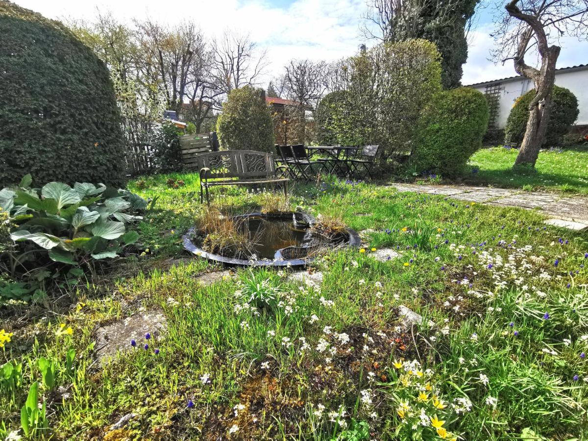Bohnapartments Ega Stadtblick - Garten - Wlan - Naehe Theater Ega Und Messe Erfurt Kültér fotó