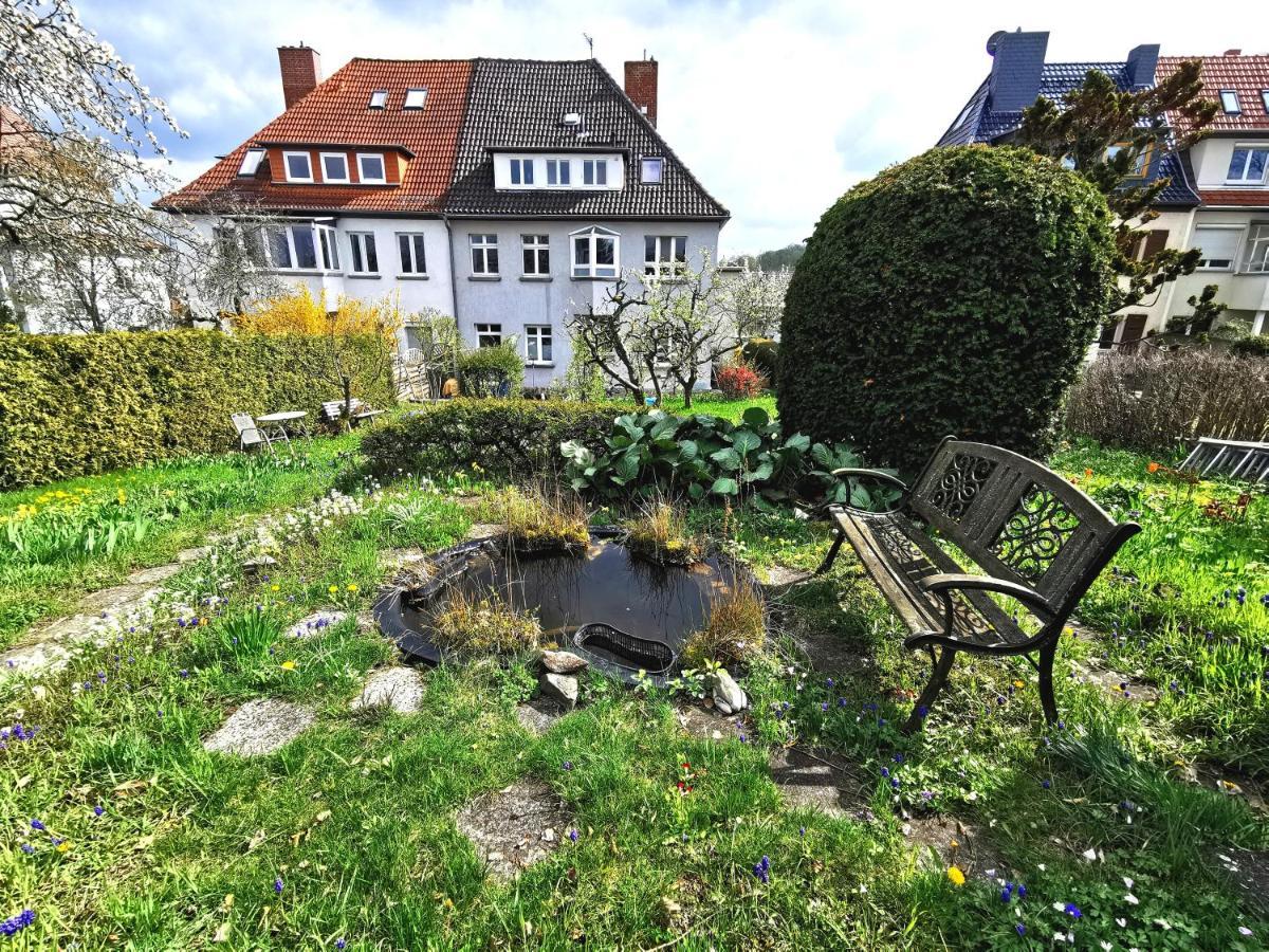 Bohnapartments Ega Stadtblick - Garten - Wlan - Naehe Theater Ega Und Messe Erfurt Kültér fotó