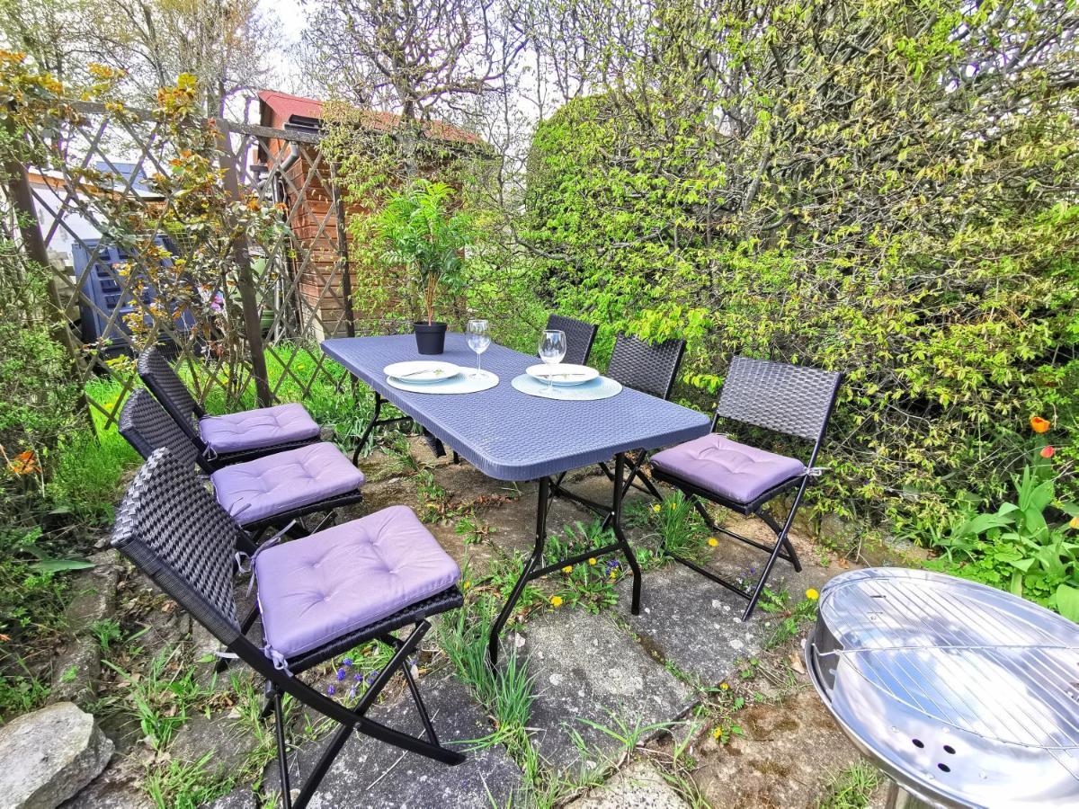 Bohnapartments Ega Stadtblick - Garten - Wlan - Naehe Theater Ega Und Messe Erfurt Kültér fotó